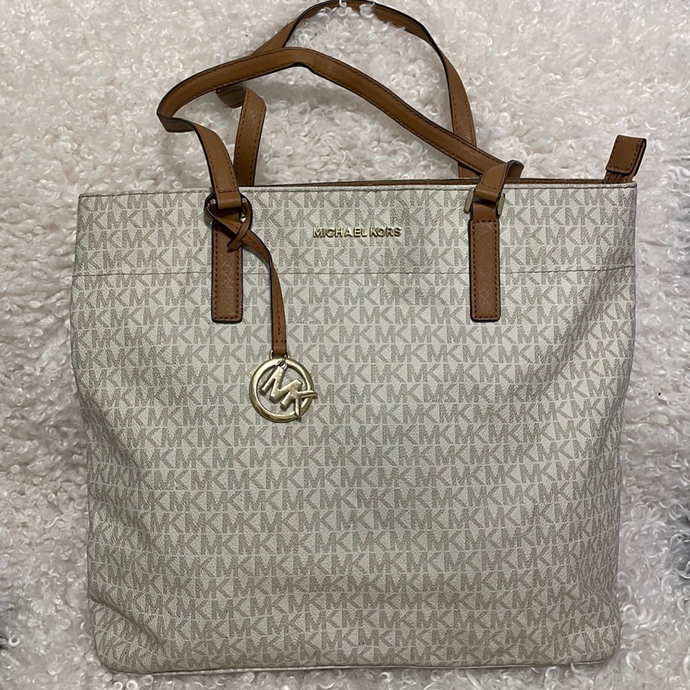 Michael Kors Monogram Tote Bag